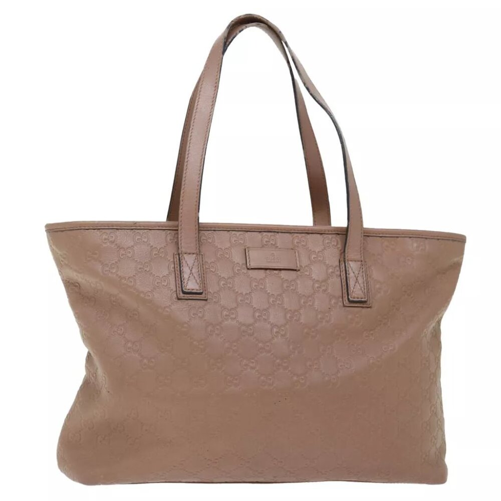 GUCCI GG Canvas Guccissima Shoulder Bag Pink - Picture 8 of 8